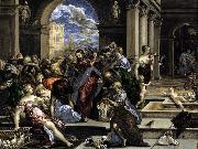 El Greco The Purification of the Temple oil painting